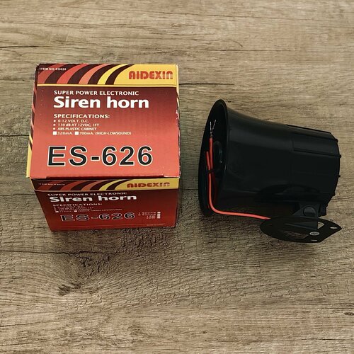 Сирена автомобильная ES-626 для автосигнализации 420₽