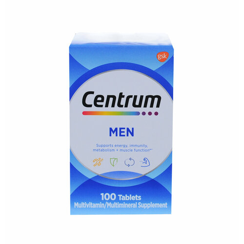 Витамины для мужчин Centrum Men Multivitamin 100 таблеток.