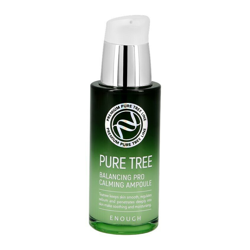 Сыворотка чайное дерево Pure Tree Balancing Pro Calming Ampoule 30мл ENOUGH - фото №19