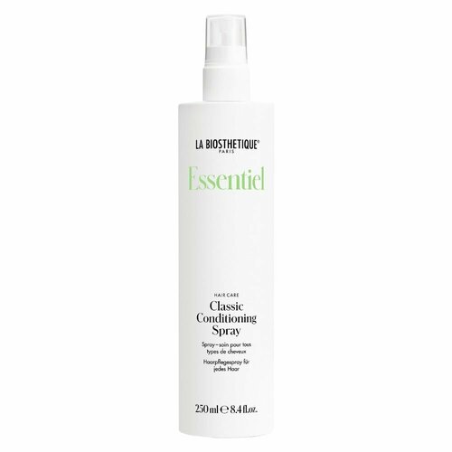 укрепляющий спрей уход для волос la biosthetique strengthening conditioning spray 150 мл LA BIOSTHETIQUE Восстанавливающий спрей-кондиционер для волос Essentiel Classic Conditioning Spray