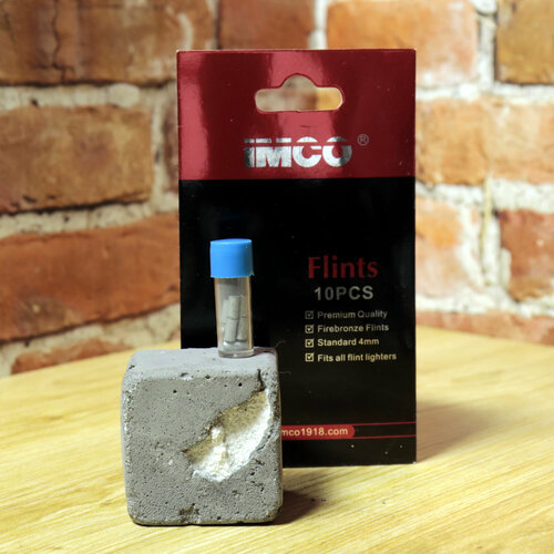 Кремни для зажигалки IMCO, 10 штук, серебристые
