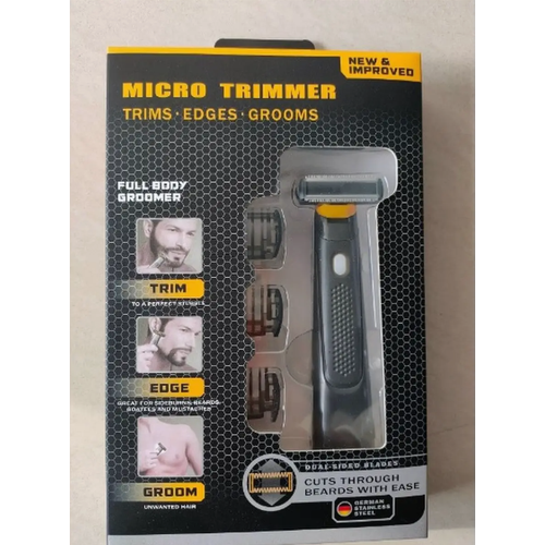 Мужской триммер для бороды и тела с 3-мя насадками 399₽