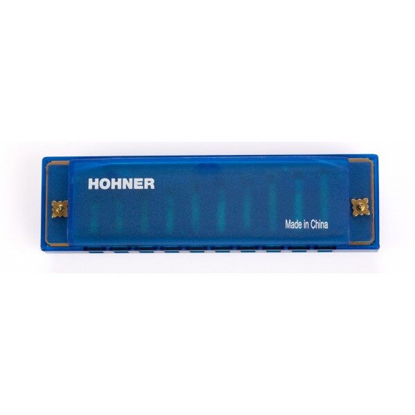 Губная гармошка Hohner Translucent Blue M1110B — фото 1