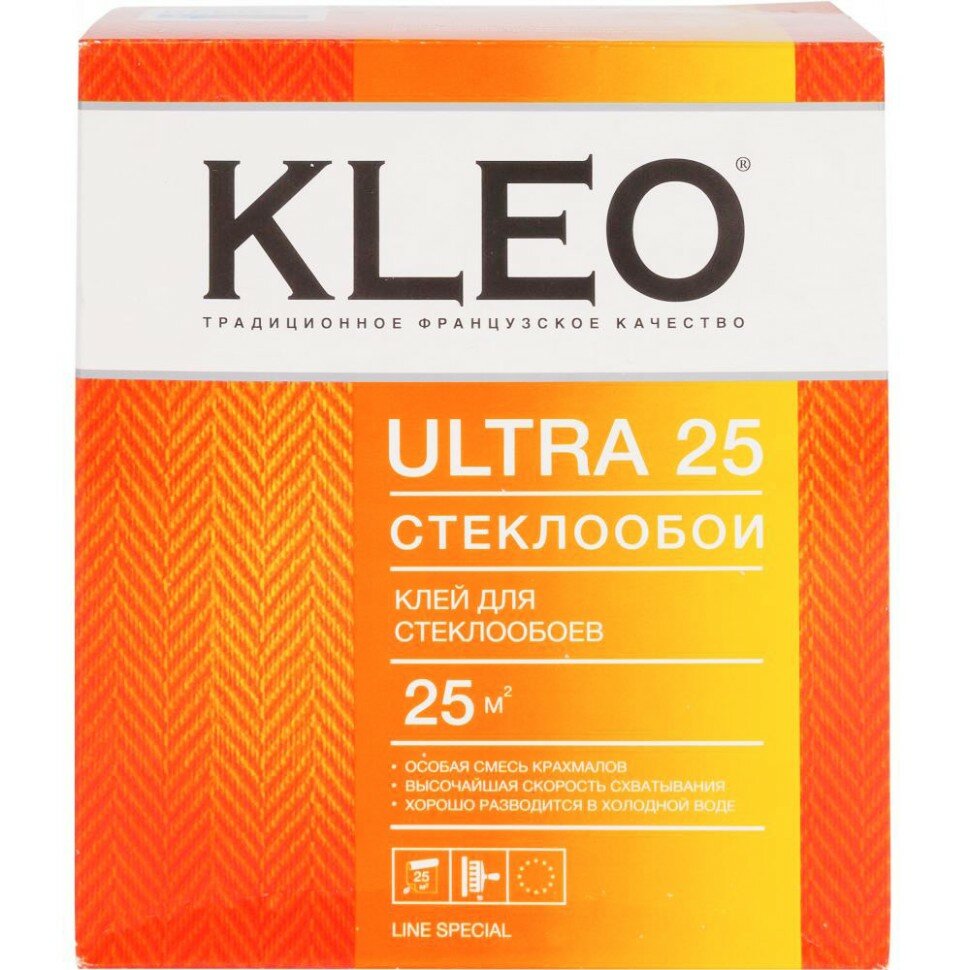 Клей обойный для стеклообоев Kleo "Ultra" 25 м/кв