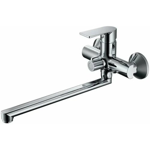 Смеситель для ванны Belz B22679 универсальный с душевым гарнитуром хром 9749₽