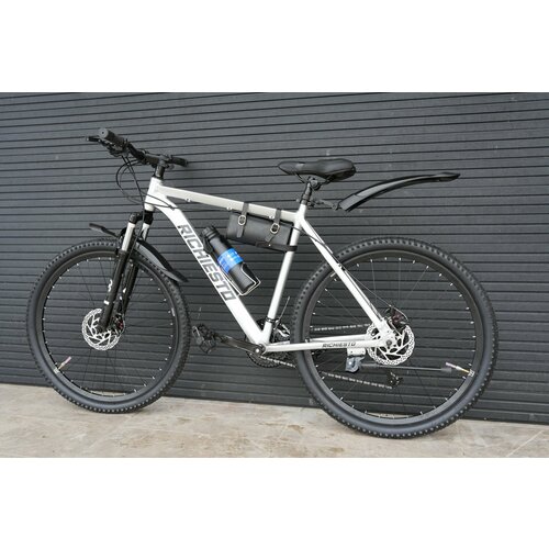 Велосипед горный RICHIESTO 26 21s Алюминиевая рама 19 Взрослый Спортивный Унисекс серый глянец 25900₽