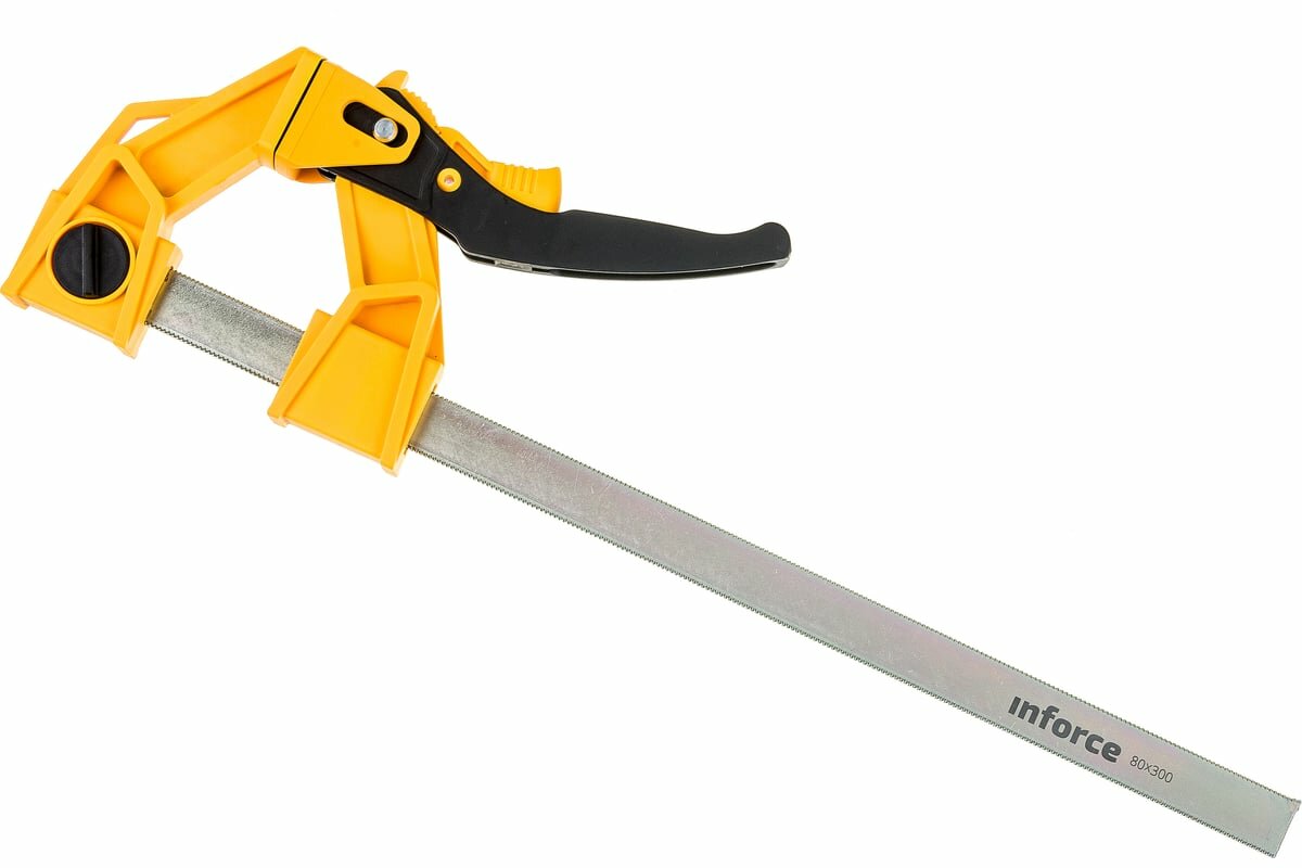 фото Inforce Рычажная струбцина, быстрозажимная 80x300 06-03-43