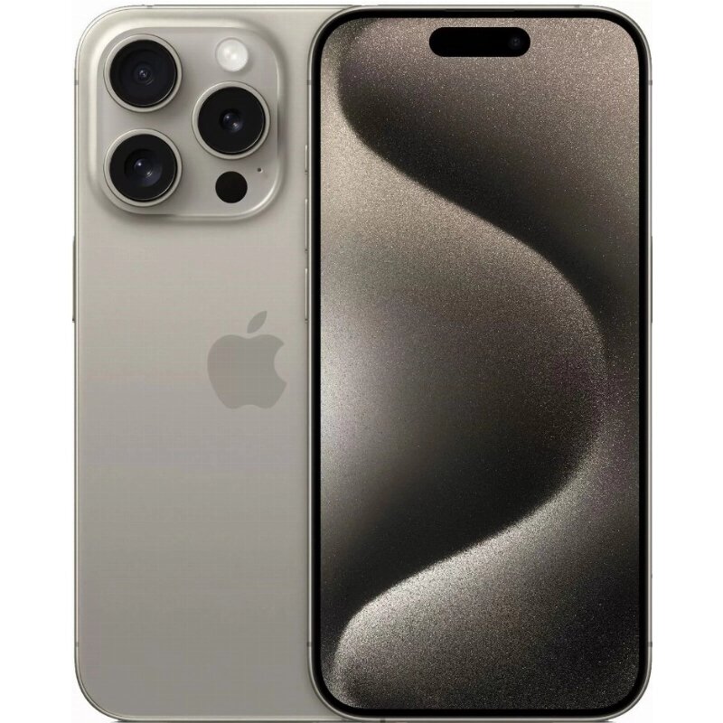 Смартфон Apple iPhone 15 Pro 512 ГБ, Dual: nano SIM + eSIM, Titan, титан