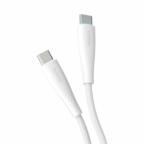 Кабель для телефона USB Type-C, 1.2м, 60Вт, Deppa 72546