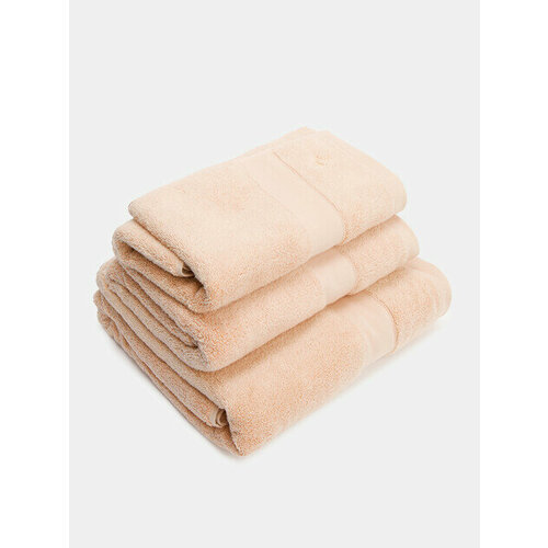 Аксессуары для ванной комнаты Maison David Louise set 50х100 70х140 100х150 бежевый 3884₽