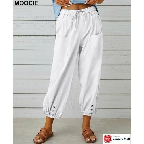 фото Бриджи moocie, размер 3xl, белый
