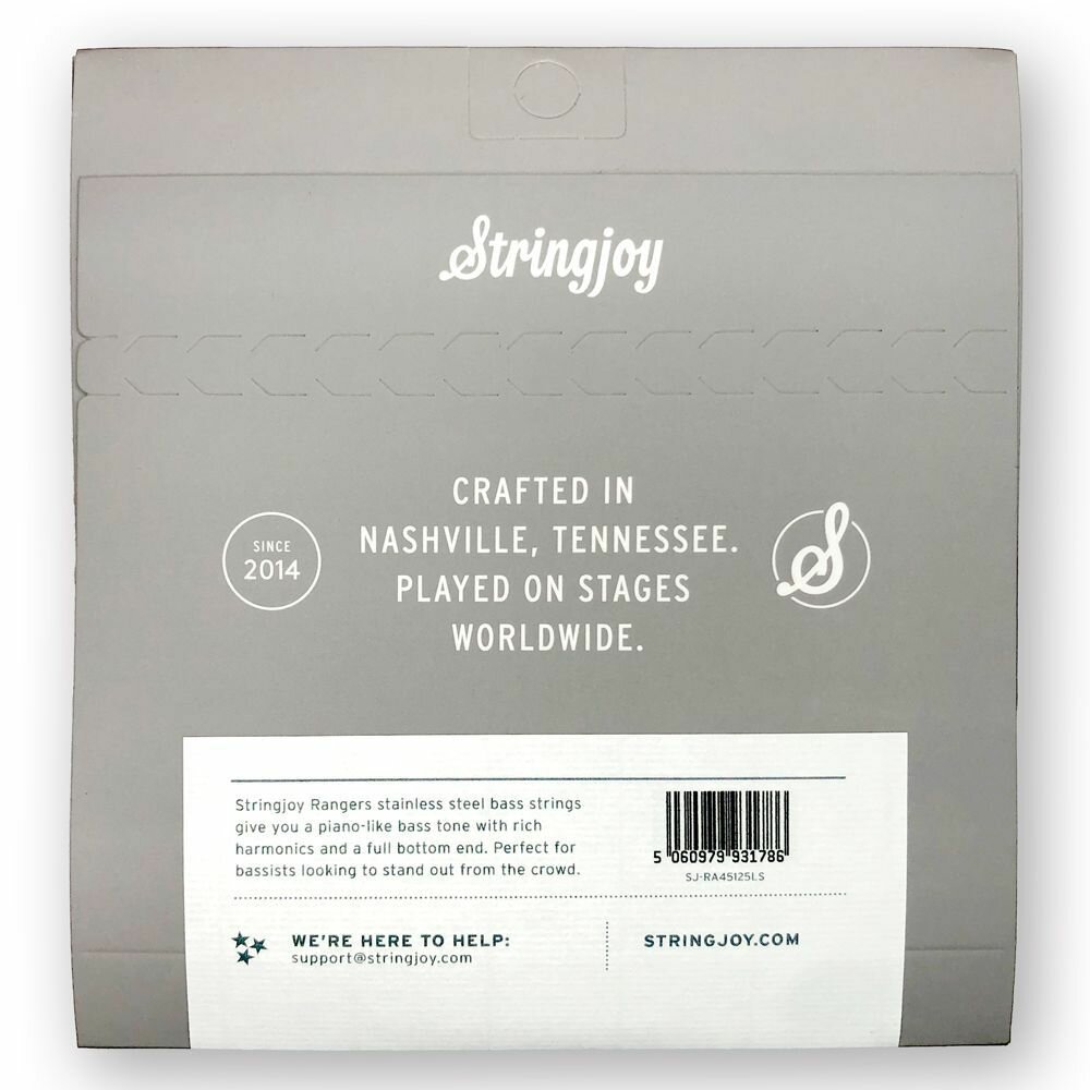 Струны для бас-гитары Stringjoy Rangers Light Gauge (45-125) 5 String Long Scale Stainless Steel Bass Guitar — фото 1