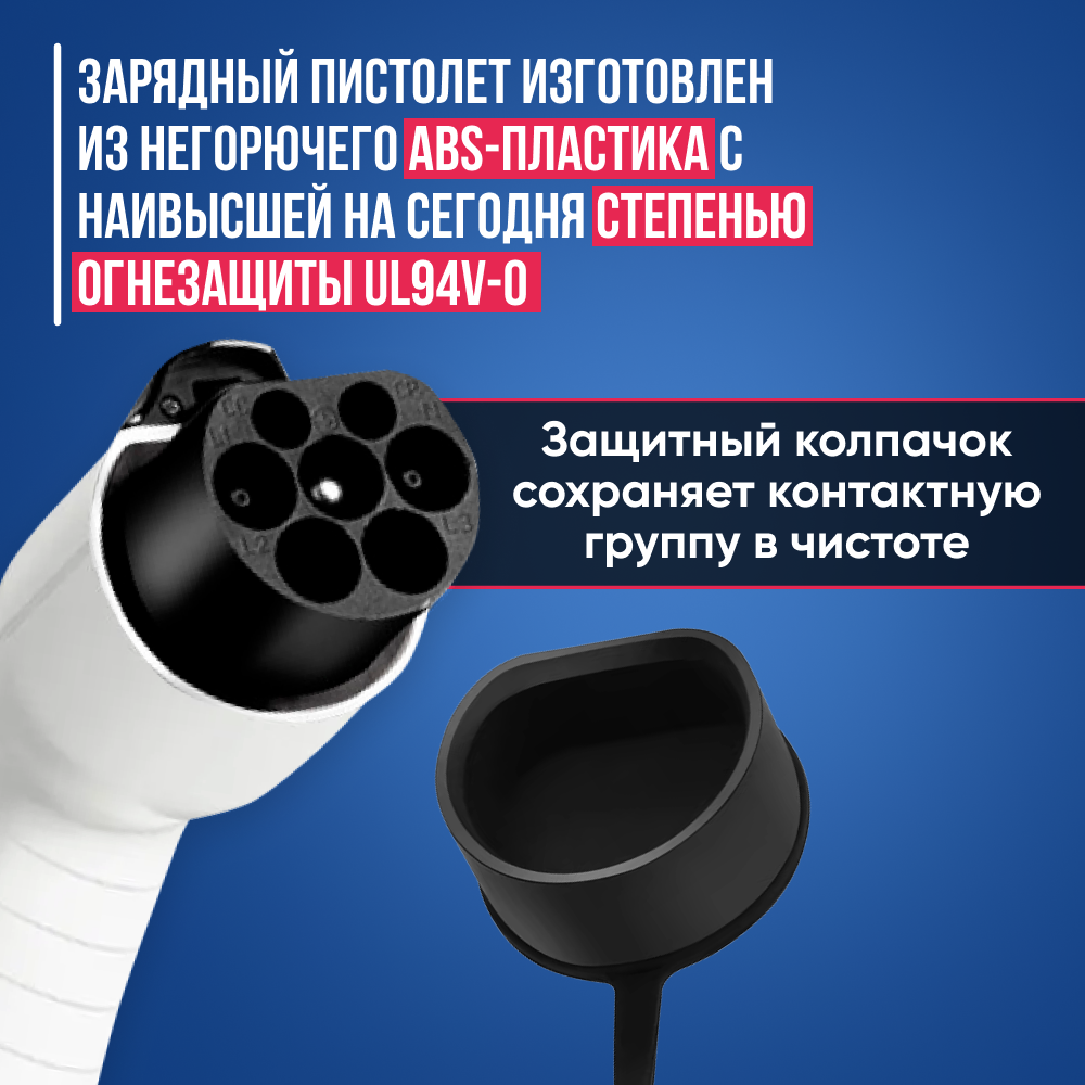 Зарядное устройство для электромобиля GB/T 220 V / Портативная зарядная станция для электромобиля Geely, Honda M-NV — фото 1