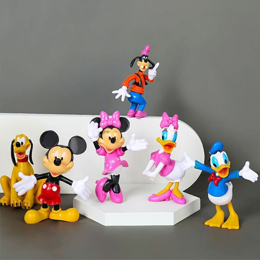 Mickey Mouse Мультяшная подарочная игрушка ручной работы "Домик Микки Мяомяо"
