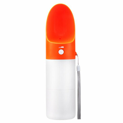 Дорожная поилка для животных Moestar Rocket Portable Pet Multifunctional Bottle (213 ml, 213 ml) (Orange)