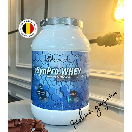 Протеин. Syntech Nutrition SynPro Whey (Изолят сывороточного белка) 2040 г. Вкус: шоколад