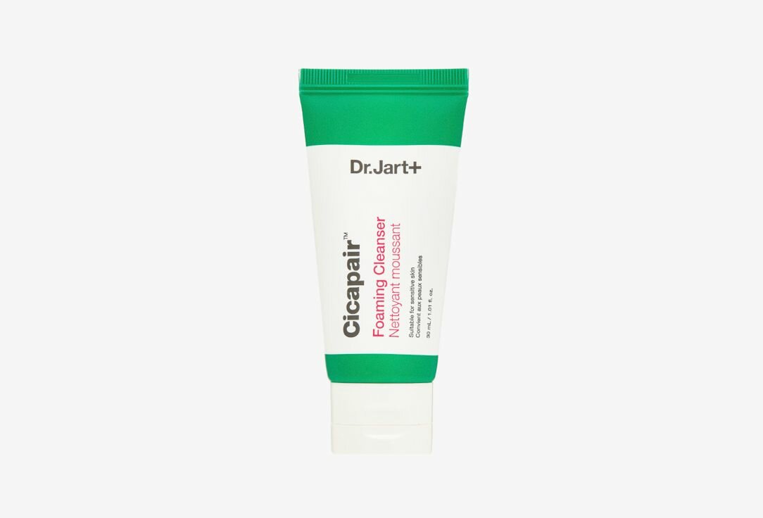 Мягкая пенка для умывания DR. JART+ Cicapair foaming cleanser 30 мл