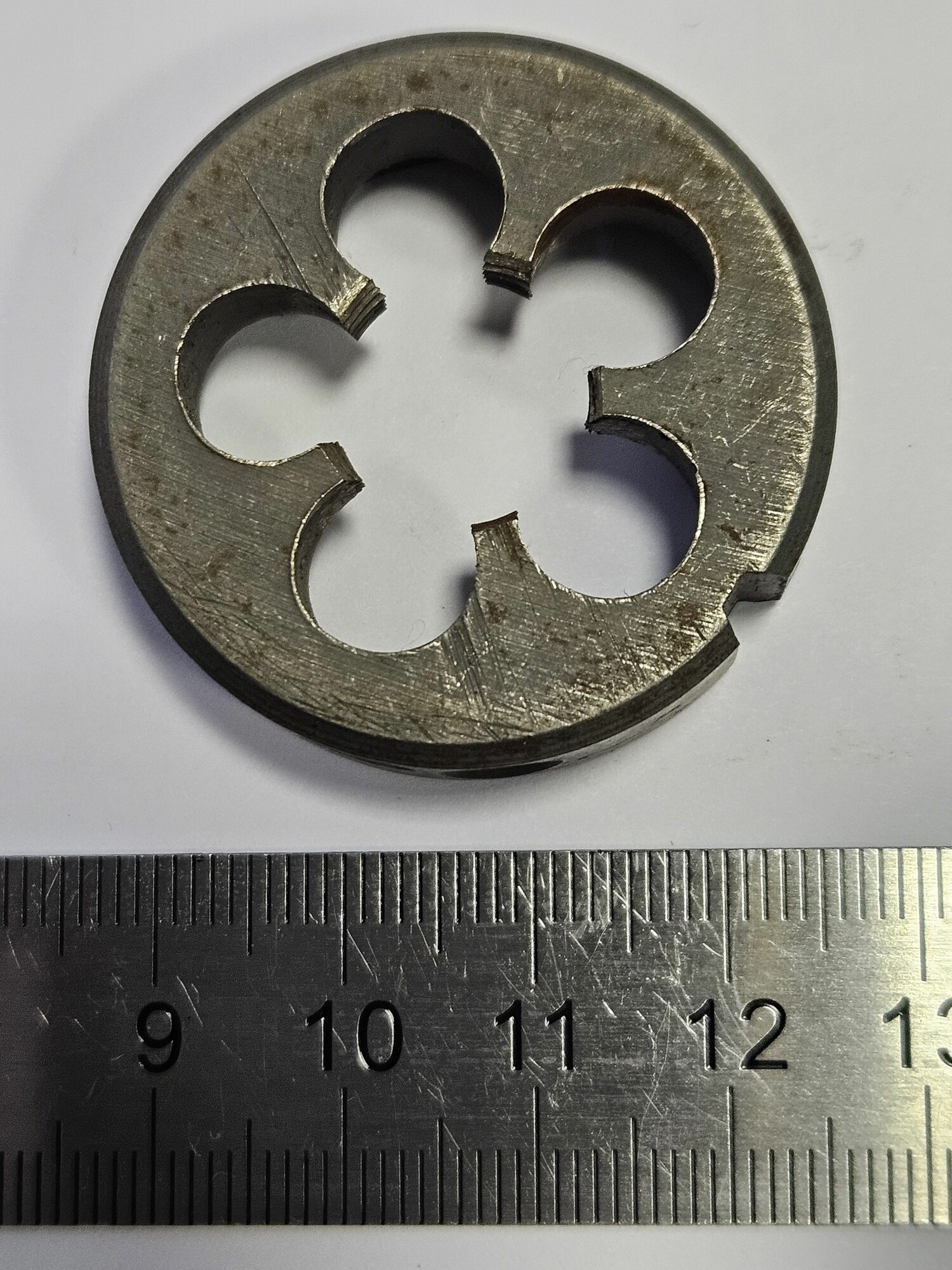 Плашка метрическая М14х0,75 — фото 1