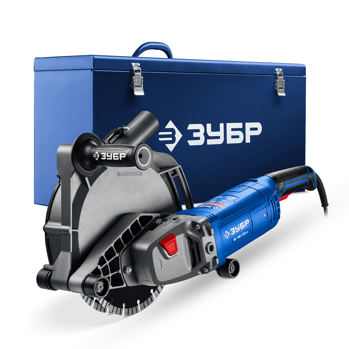 Штроборез + мет. ящик Зубр ЗШ-П65-2700 пстк