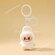 MINISO Лабубу плюшевый брелок, white keychains