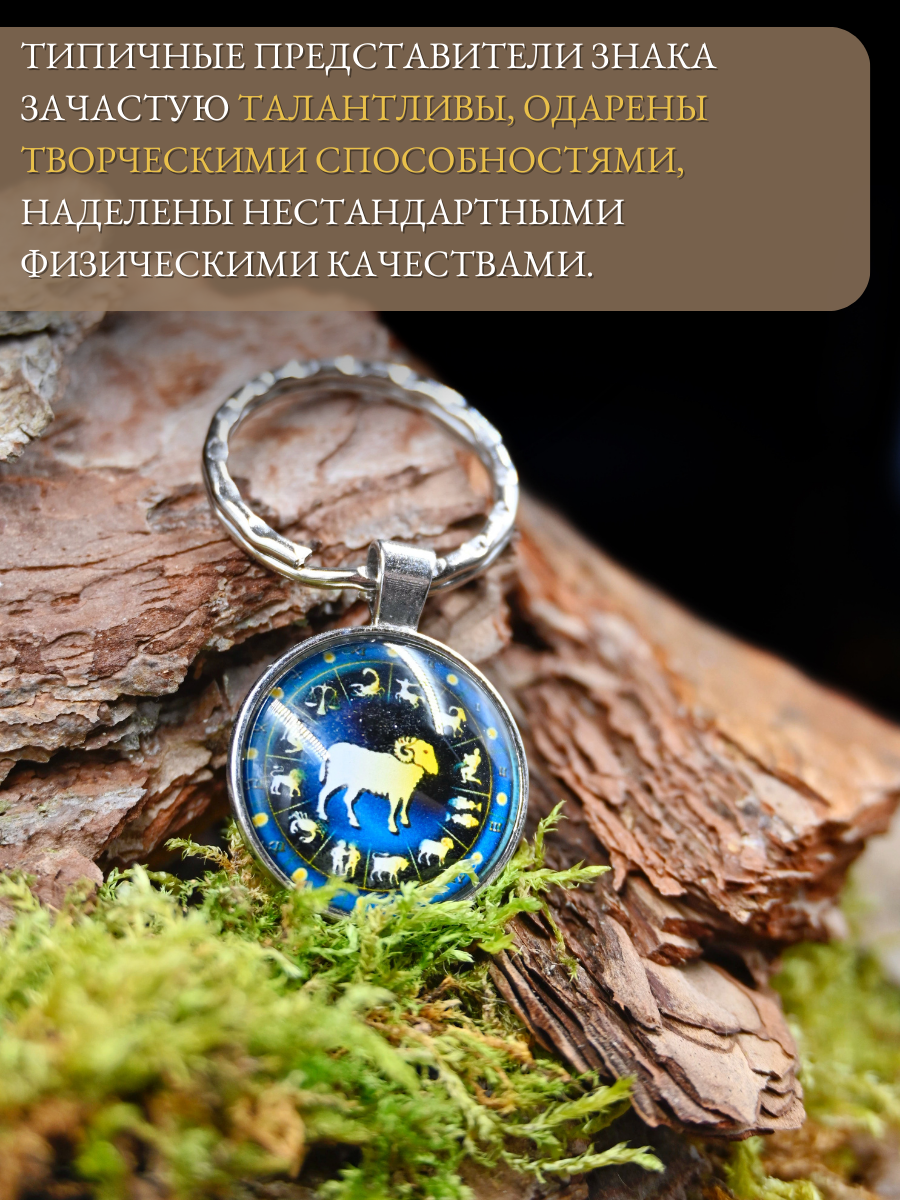 Брелок-талисман для знака зодиака Овен для защиты и поддержки — фото 1