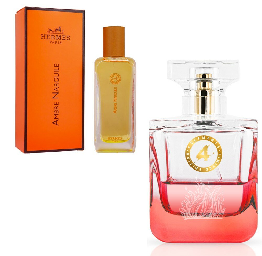 Номерные духи Essens Аромат по мотивам HERMES – AMBRE NARGULIE , для женщин и мужчин коллекция 4 elements , 100 мл