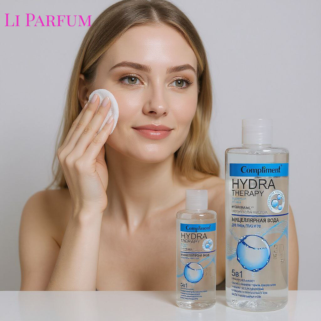 Мицеллярная Вода Compliment "Hydra Therapy", 5 в 1, снятие макияжа, для всех типов кожи