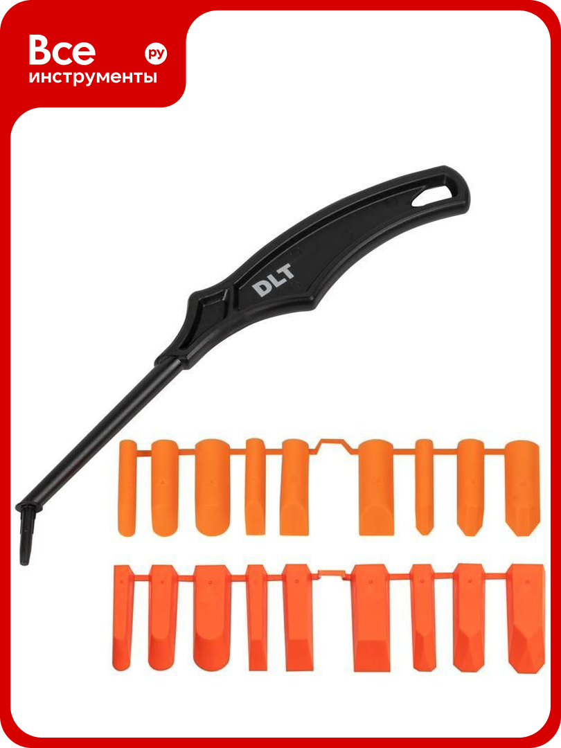 Набор шпателей для силикона DLT Silicone комплект 18 насадок 1744