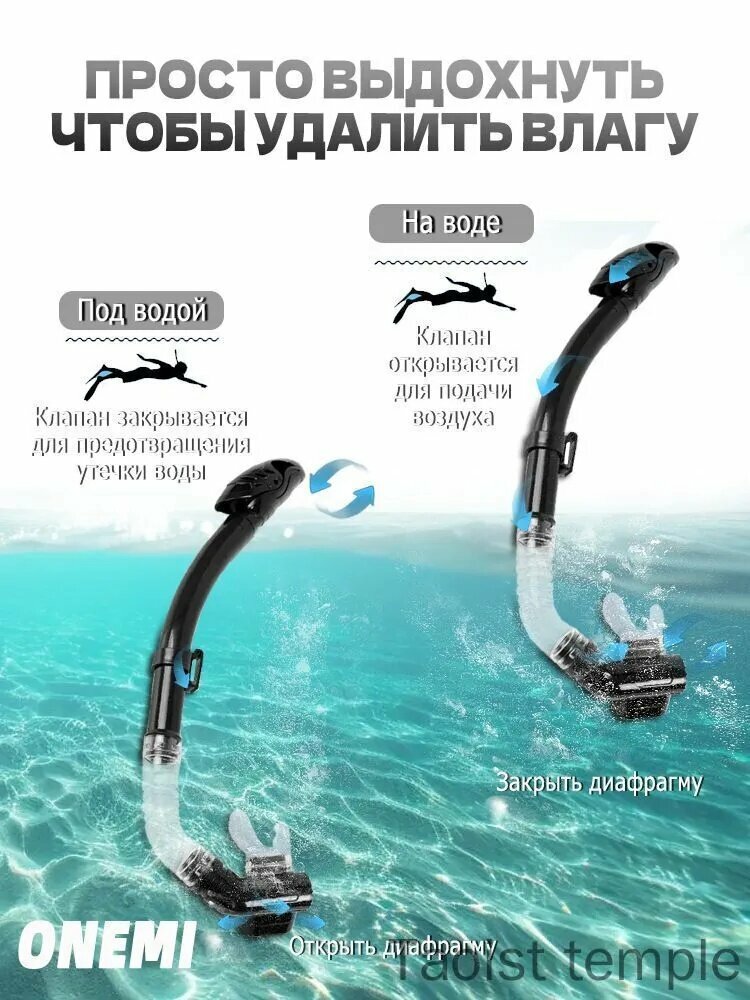 Маска для плавания, плавательные очки для бассейна и открытой воды с возможностью установки линз — фото 1