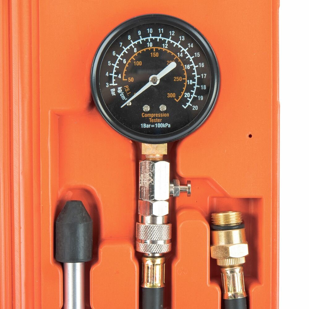 Компрессометр ARNEZI, бензиновый, прижимной, универсальный, для измерения компрессии — фото 1