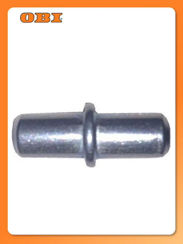 Полкодержатель ELEMENT  с бортиком  сталь  серебристый  5x16 мм  12 штук