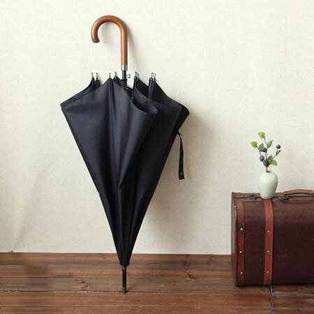 Зонт-трость PARACHASE, черный — фото 1