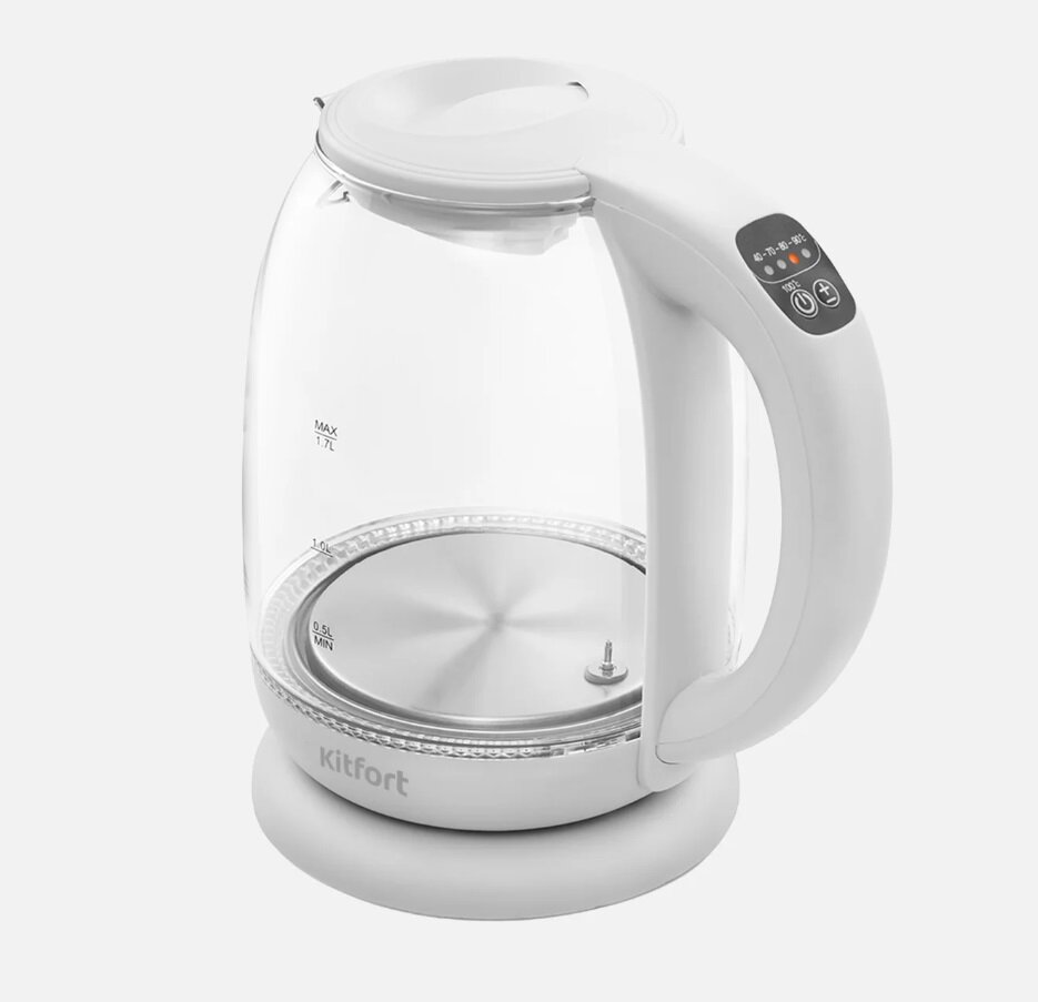 Чайник Kitfort КТ-640-3 серый — фото 1