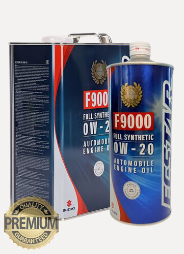Изображение товара Синтетическое моторное масло SUZUKI Ecstar F9000 0W-20, 4л+1л