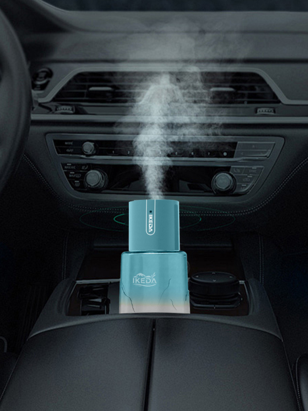 Ароматизатор автомобильный BLACK ODOR, 130мл, французское качество, до 60дней без проливания