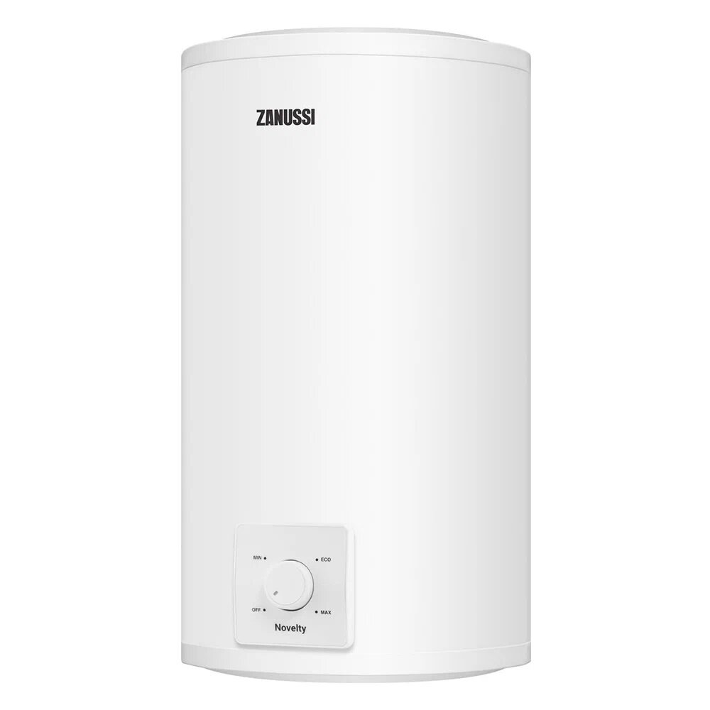 Водонагреватель накопительный 15 л Zanussi ZWH/S 15 Novelty O 1.5 кВт вертикальный нержавеющая сталь мокрый ТЭН