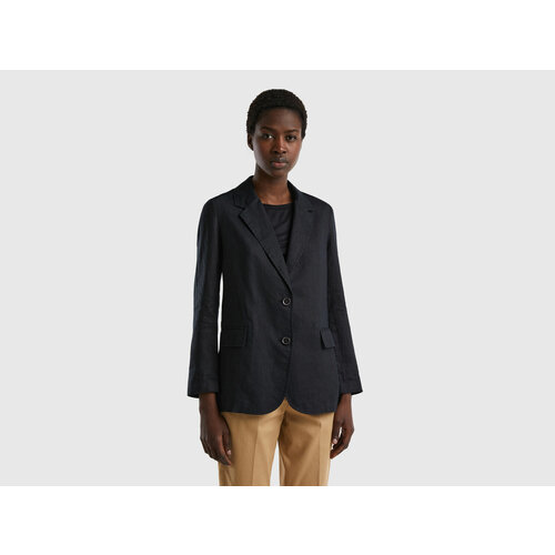 Пиджак UNITED COLORS OF BENETTON, размер 42, черный