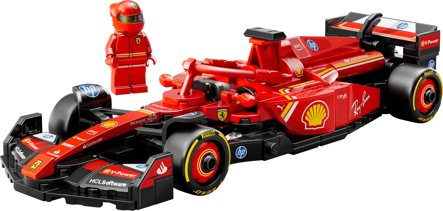 Конструктор LEGO Speed Champions Formula 1 Ferrari SF-24, пластик ABS, 10+ — фото 1