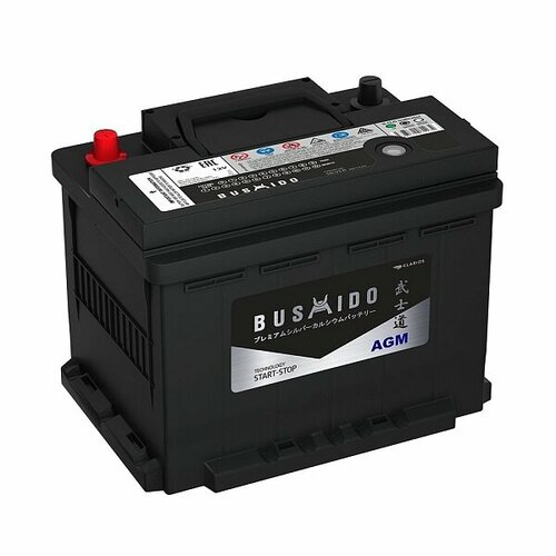 Аккумулятор автомобильный BUSHIDO AGM 650 Ah 680 A ОП 242x175x190 L2 242x175x190 20670₽