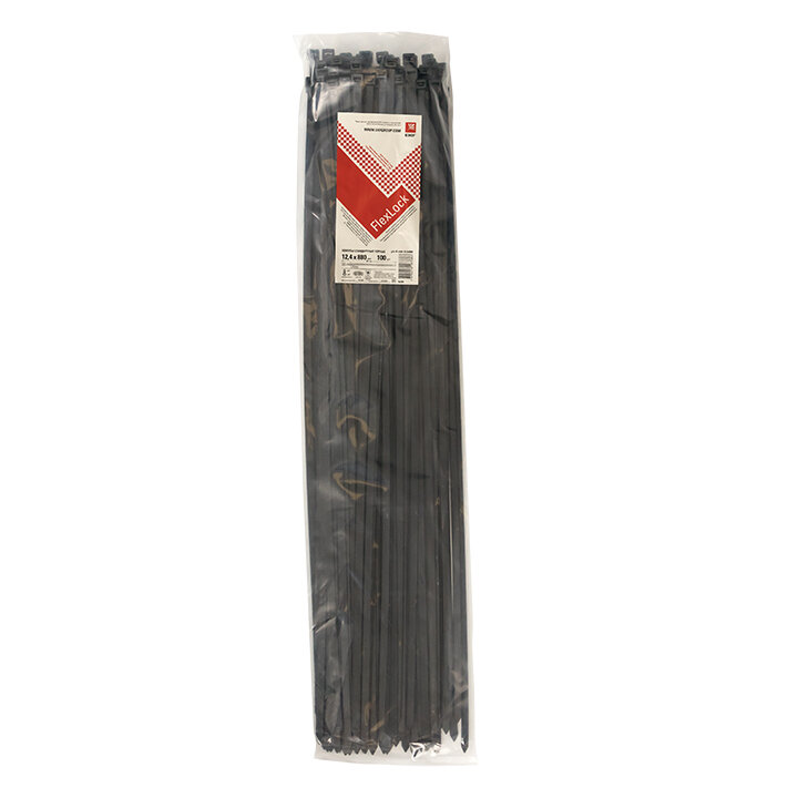 plc-fl-ctsb-12.4x880 Хомут P6.6 стандартный (ч), 12.4x880 (100шт) FlexLock PROxima EKF - фото №9