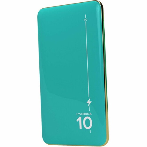 Внешний аккумулятор Lyambda LP305 Power Delivery 10000 мАч Slim Green 232300₽