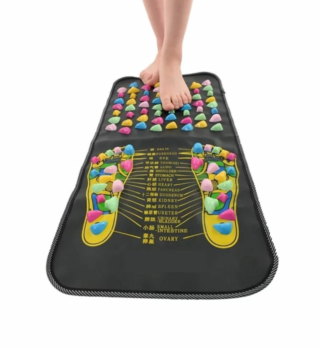 Дорожка массажная с цветными камнями Foot Massage Mat