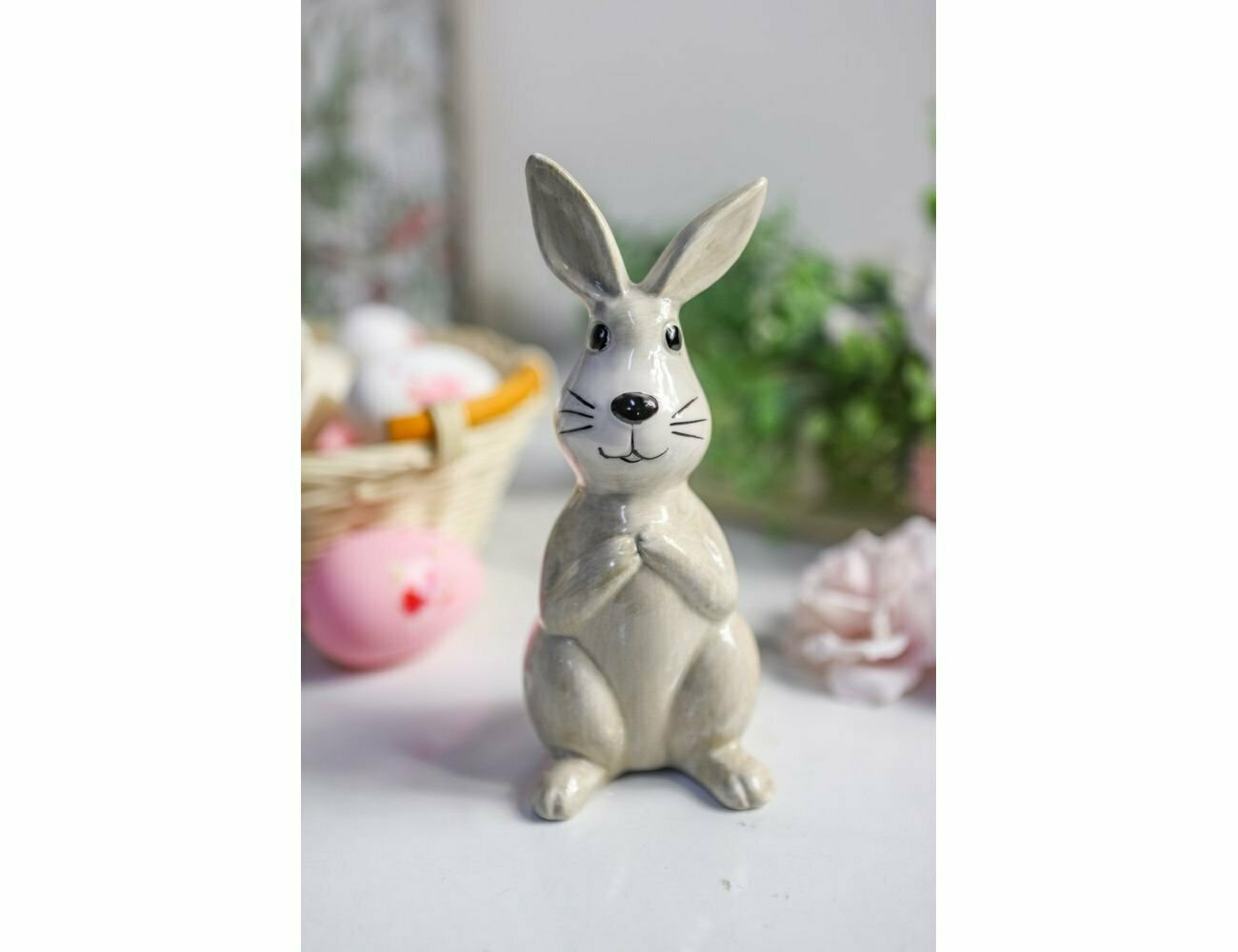 Декоративная фигурка заяц лабберт, керамика, 16 см, Boltze 2018118-1