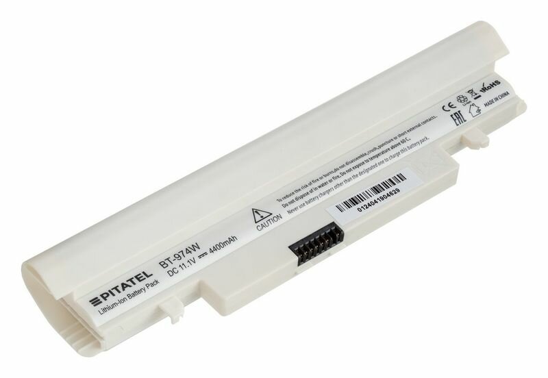 Аккумуляторная батарея Pitatel для Samsung N148/N150 Series (AA-PB2VC6B), белая (BT-974W) - фото №3