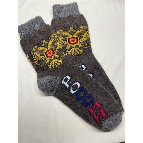 фото Носки , размер 40/43, желтый, красный, белый, синий умронова е.р