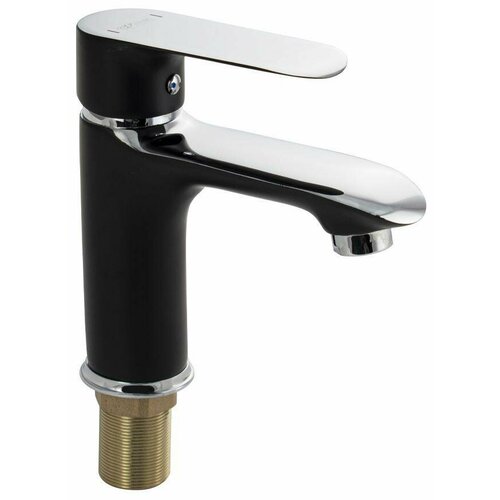 GFMARK 5530 Смеситель на раковину, шаровый, комбинированный, с чёрной эмалью черный, черный хром, black