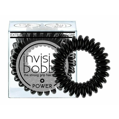 Набор из 3 резинок-браслетов для волос Invisibobble Power True Black