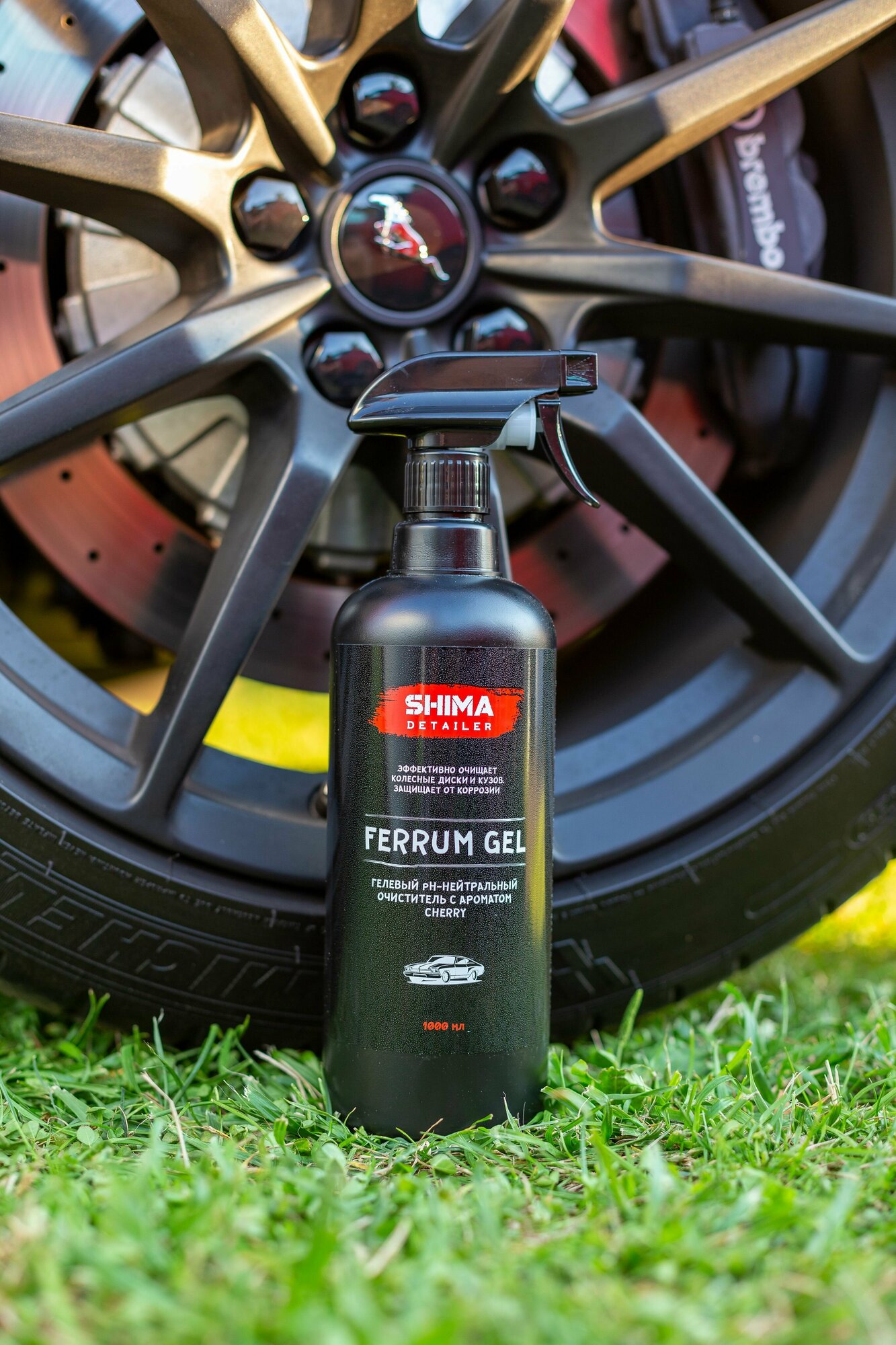 фото SHIMA DETAILER FERRUM GEL Гелевый pH-нейтральный очиститель 1л, Cherry