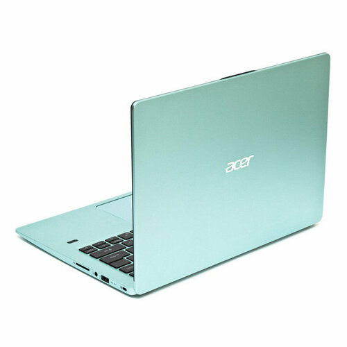 Бирюзовый Ультрабук Acer-14IPSFullHD4 ядраDDR4-4GbNVME-128GbМеталлАКБ-17ч 5273000₽