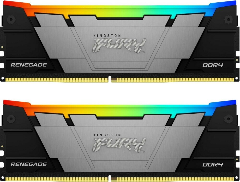 Оперативная память 32Gb DDR4 3200MHz Kingston Fury Renegade RGB (KF432C16RB12AK2/32) (2x16Gb KIT)